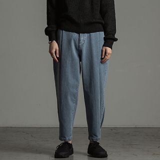 マーカウェア(MARKAWEAR)のText テクスト WIDE PLEATED BAKER JEANS デニム 0(デニム/ジーンズ)