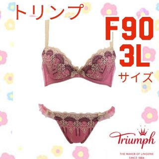 トリンプ(Triumph)のT11　新品　F90 3L　トリンプ　ブラジャー＆ショーツセット(ブラ&ショーツセット)