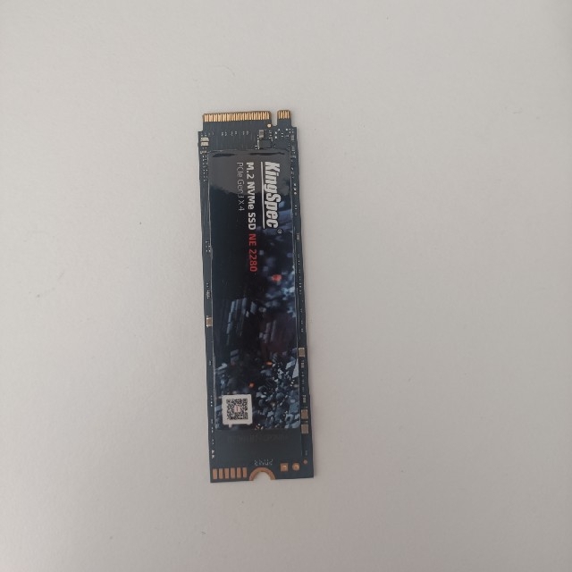 KingSpec PCIE NVME SSD 512GBほぼ新品 スマホ/家電/カメラのPC/タブレット(PCパーツ)の商品写真