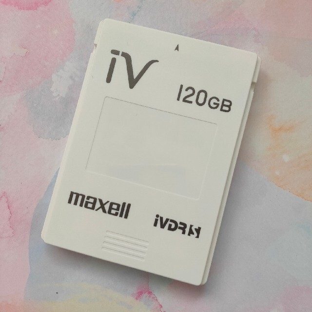 maxell(マクセル)のmaxell iVDR カセット ハードディスク 120GB スマホ/家電/カメラのテレビ/映像機器(その他)の商品写真