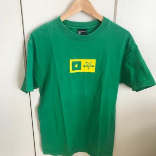 フォースター(FOURSTAR)の格安　値下げ　スケート　Tシャツ　フォースター　グリーン　古着(Tシャツ/カットソー(半袖/袖なし))