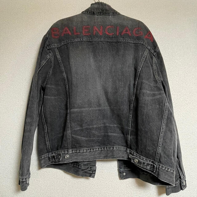 Balenciaga(バレンシアガ)の【国内正規】バレンシアガ　ロゴ　デニムジャケット メンズのジャケット/アウター(Gジャン/デニムジャケット)の商品写真