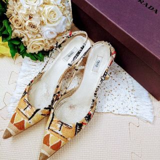 プラダ(PRADA)のPRADA　プラダ　ミュール　37　24㌢(ミュール)