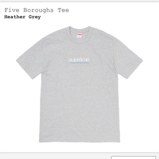 シュプリーム(Supreme)のSupreme Five Boroughs tee gray M(Tシャツ/カットソー(半袖/袖なし))