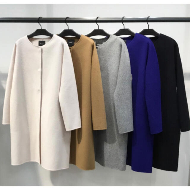 Theory - Theory 18aw ノーカラーコートの通販 by yu♡'s shop Theory - Theory 18aw ノーカラーコートの通販 by yu♡'s shop