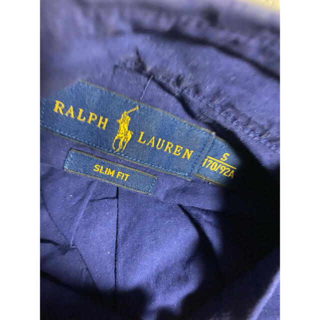 Ralph Lauren(ラルフローレン)のポロ ラルフローレン スリム フィット slim fit ネイビー　紺　シャツ メンズのトップス(シャツ)の商品写真