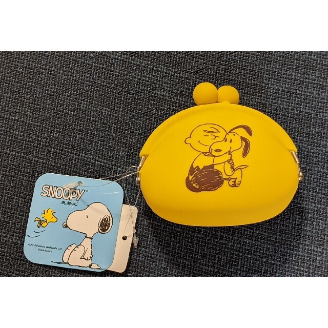 SNOOPY(スヌーピー)の【SNOOPY】スヌーピー&チャーリー　シリコン　がま口 エンタメ/ホビーのおもちゃ/ぬいぐるみ(キャラクターグッズ)の商品写真