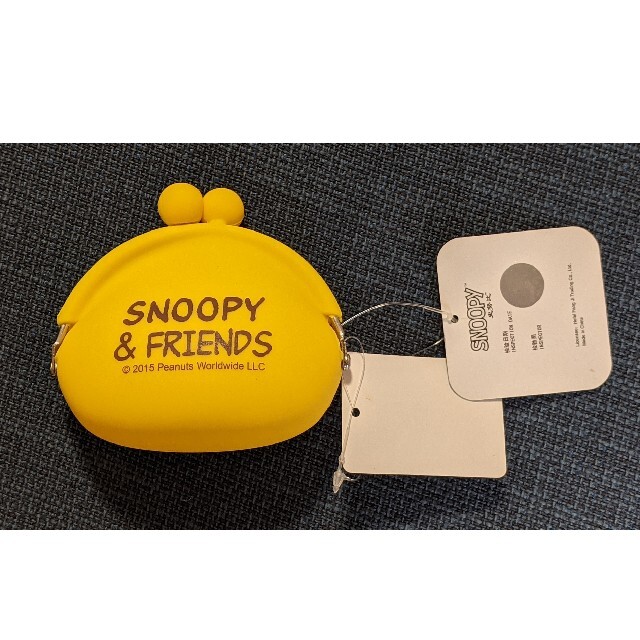 SNOOPY(スヌーピー)の【SNOOPY】スヌーピー&チャーリー　シリコン　がま口 エンタメ/ホビーのおもちゃ/ぬいぐるみ(キャラクターグッズ)の商品写真