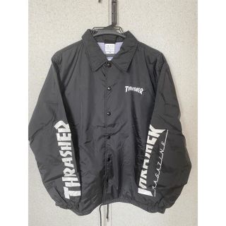 スラッシャー(THRASHER)の【新品・未使用】THRASHER ジャケット ブラック(ナイロンジャケット)