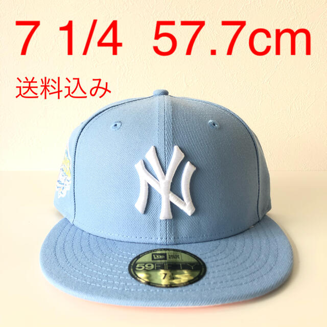 New Era Cap New York Yankees つば裏　ピンク