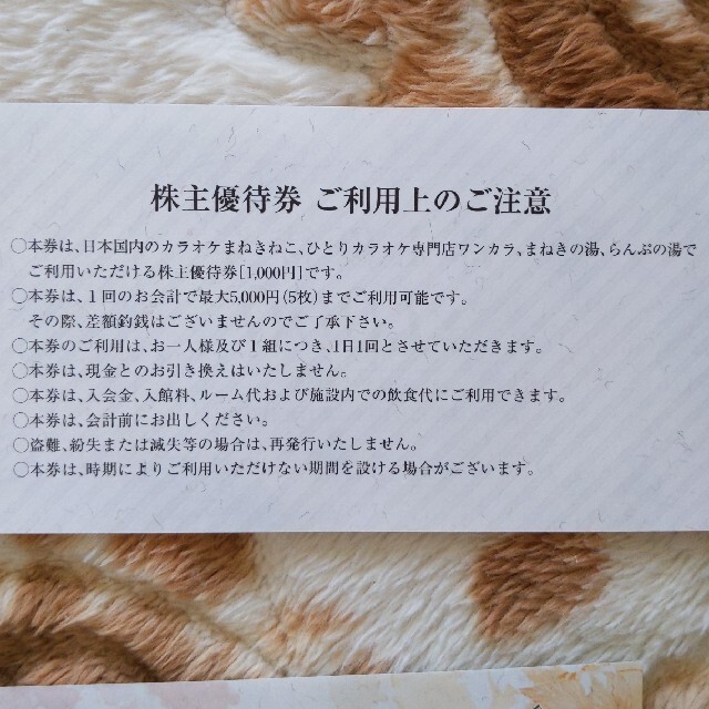 ラウンドワン　株主優待　20000円分　かんたんラクマパック送料無料