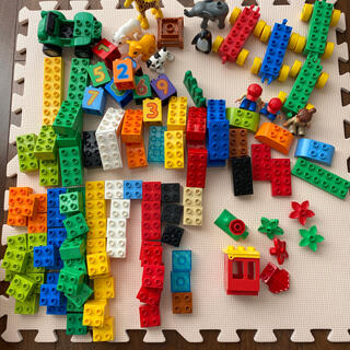 レゴ(Lego)のレゴデュプロ、8000円相当、汚れ小傷あり、LEGO、レゴ(知育玩具)