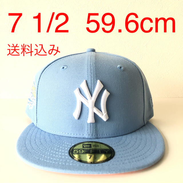 メンズNew Era Cap ツバ裏ピンク 5/8 ニューエラ ヤンキース キャップ