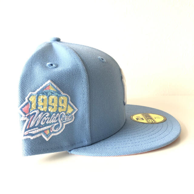 NEW ERA(ニューエラー)のNew Era ツバ裏ピンク Cap 1/2 ニューエラ ヤンキース キャップ メンズの帽子(キャップ)の商品写真