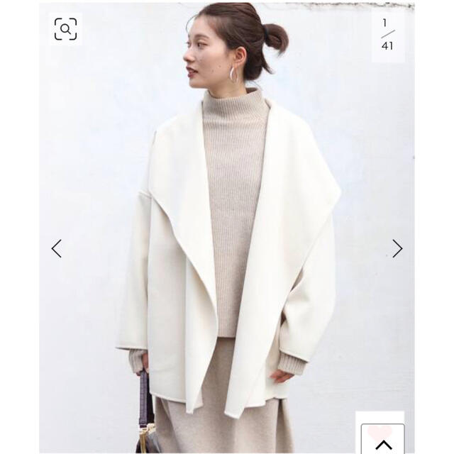 Plage - Plage ハミルトンミドルコート2◇ホワイト36美品の通販 Plage - Plage ハミルトンミドルコート2◇ホワイト36美品の通販
