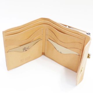 IL BISONTE - 新品 イルビゾンテ がま口 財布 二つ折り Wホック 折財布