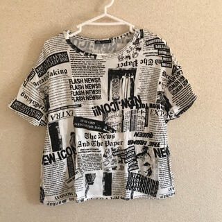 ザラ(ZARA)の英字プリントTシャツ(Tシャツ(半袖/袖なし))