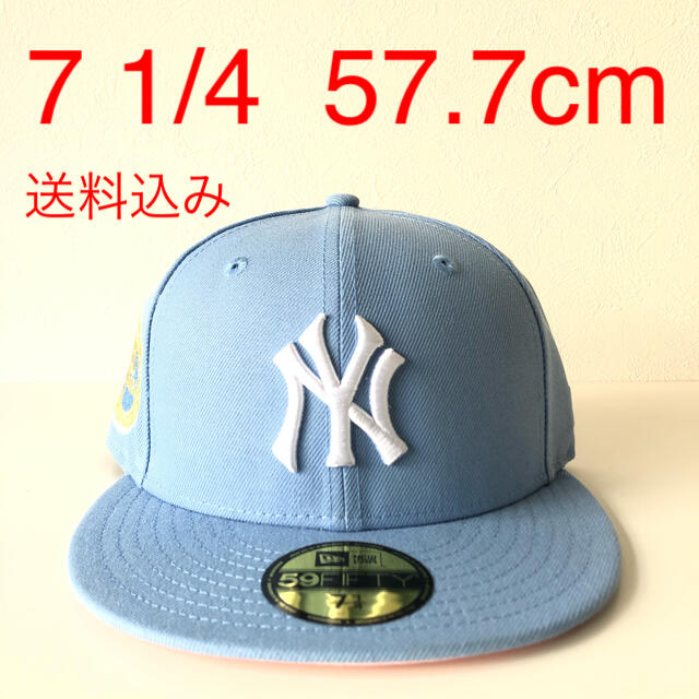 NEW ERA 59fifty ツバ裏ピンク　ヤンキース