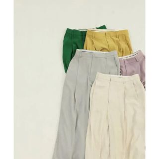 トゥデイフル(TODAYFUL)のTODAYFUL Georgette Rough Trousers 36(その他)