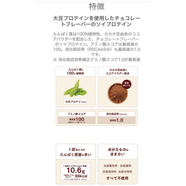 Amway(アムウェイ)の☆tomokoさん専用☆アムウェイニュートリライト植物性ソイプロテイン　チョコ 食品/飲料/酒の健康食品(プロテイン)の商品写真