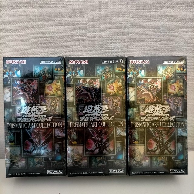 遊戯王　PRISMATIC ART COLLECTIONシュリンク付 3box