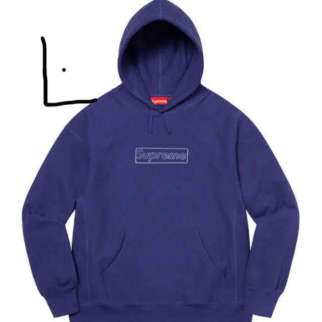 supreme KAWS Logo Hooded Sweatshirt