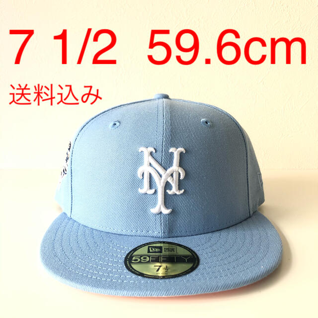 レア New Era Cap 1/2 ツバ裏ピンク ニューエラ メッツ キャップ