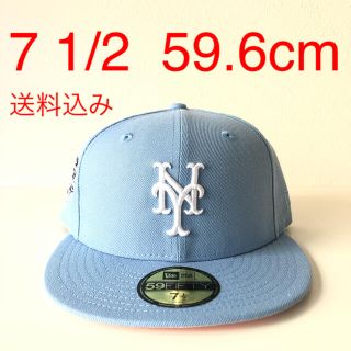 ニューエラー(NEW ERA)のNew Era ツバ裏ピンク 1/2 Cap ニューエラ メッツ キャップ 帽子(キャップ)