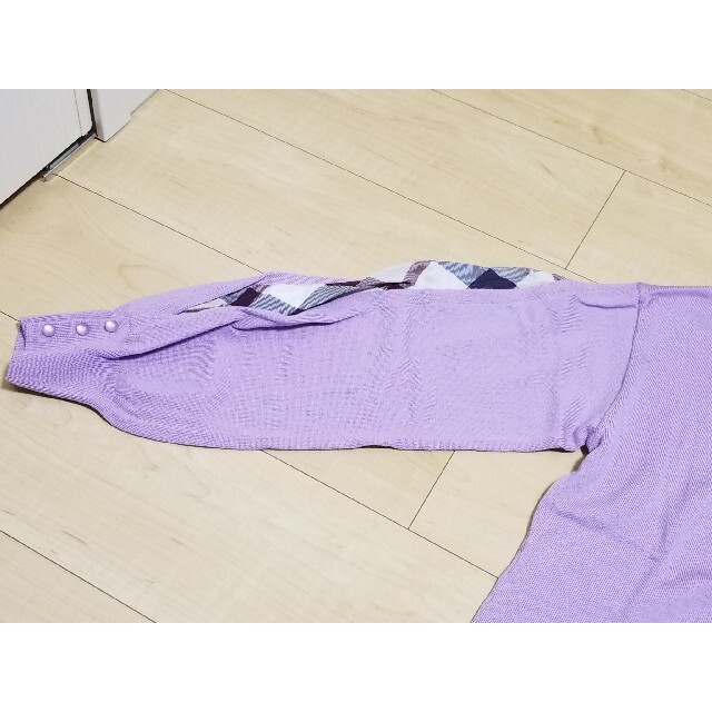 新品 ブルーレーベルクレストブリッジ チェックニットカットソー