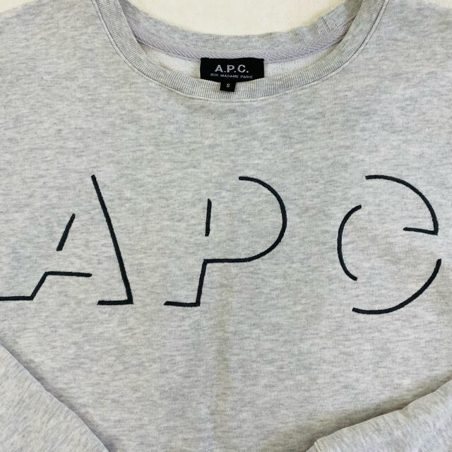 A.P.C(アーペーセー)の【美品】APC ロゴスウェット　アーペーセー メンズのトップス(スウェット)の商品写真