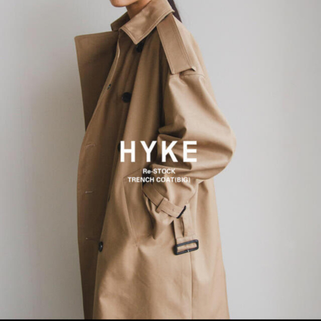 HYKE(ハイク)のHYKE トレンチコート レディースのジャケット/アウター(トレンチコート)の商品写真