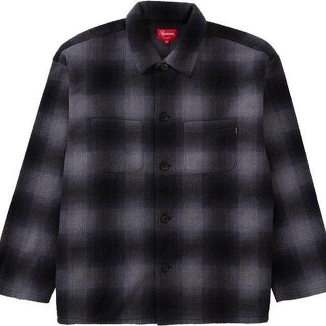 Supreme Shadow Plaid Fleece shirt  Ｌsize