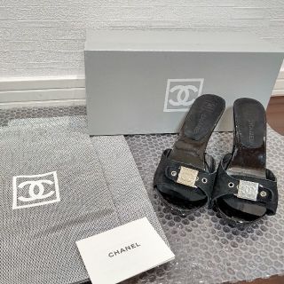 シャネル(CHANEL)のCHANEL★シャネル★スポーツライン★サンダル・ミュール★34★箱&保存袋(サンダル)