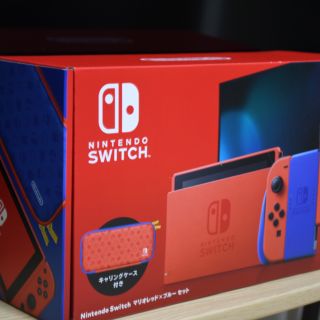 ニンテンドースイッチ(Nintendo Switch)のNintendo Switch マリオレッドブルーセット(家庭用ゲーム機本体)