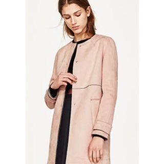 ザラ(ZARA)の新品☆ZARA ザラ スエードコート(ロングコート)