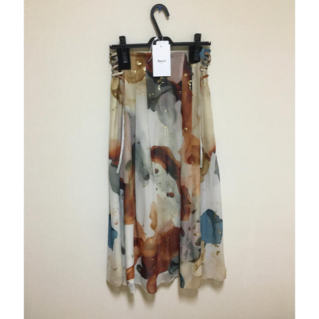 【即完売】UNDRESSED AMELIA INK ART SKIRT