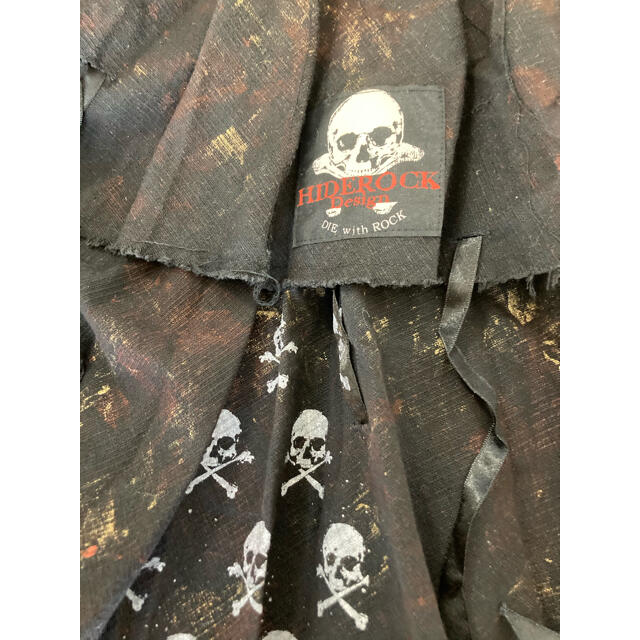 HIDE ROCK design パンクロック　アシンメトリースカート レディースのスカート(ひざ丈スカート)の商品写真