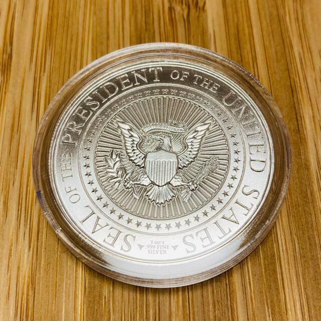 トランプ大統領　1オンス 銀貨　約束 エンタメ/ホビーの美術品/アンティーク(貨幣)の商品写真