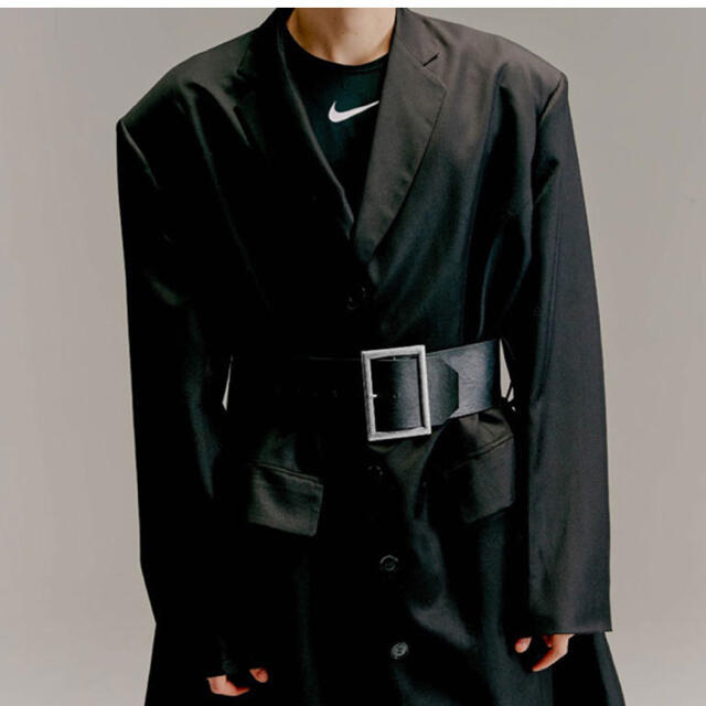 JOHN LAWRENCE SULLIVAN(ジョンローレンスサリバン)のyoikadakada】Suit+belt/Black メンズのジャケット/アウター(テーラードジャケット)の商品写真