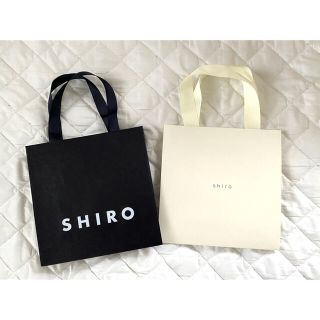 シロ(shiro)のshiro ショッパー　2枚セット(ショップ袋)