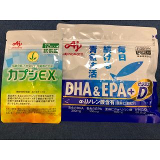 アジノモト(味の素)の味の素 DHA&EPA+ビタミンD DHA・EPA含有精製魚油加工食品 120粒(ビタミン)