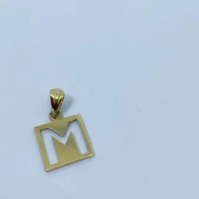 k18 イニシャル M ペンダントトップ! | www.myglobaltax.com