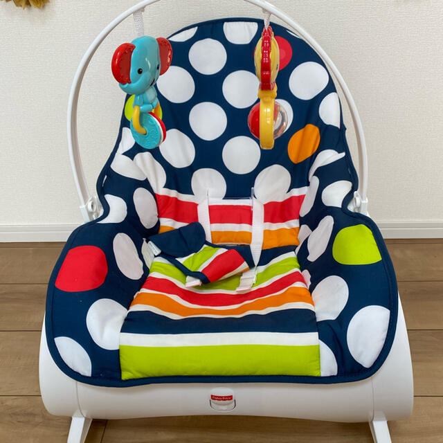 Fisher-Price(フィッシャープライス)のフィッシャープライス バウンサー ドット キッズ/ベビー/マタニティの寝具/家具(その他)の商品写真