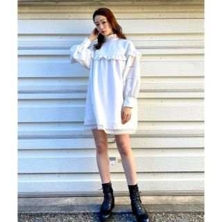 MIRIAM Vintage Swan Lake Dress あみしぃ 石井あみ(ミニワンピース)