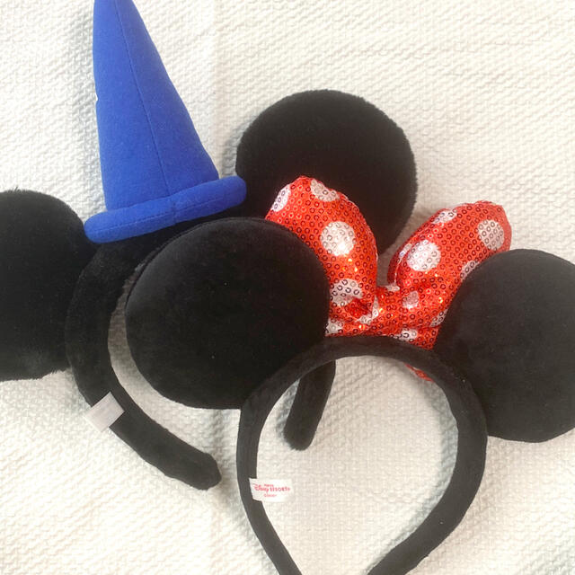 Disney(ディズニー)のミッキー❤︎ミニー　ペアカチューシャ エンタメ/ホビーのおもちゃ/ぬいぐるみ(キャラクターグッズ)の商品写真