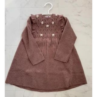 ザラキッズ(ZARA KIDS)の【新品・未使用】ZARA Baby kids  ニットワンピース(ワンピース)