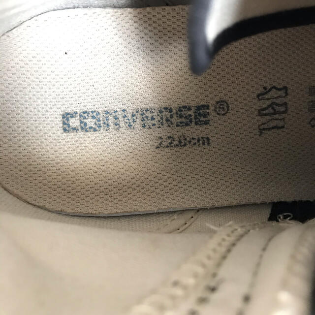 CONVERSE(コンバース)のコンバース　スニーカー　ハイカット　黒 22センチ キッズ/ベビー/マタニティのキッズ靴/シューズ(15cm~)(スニーカー)の商品写真