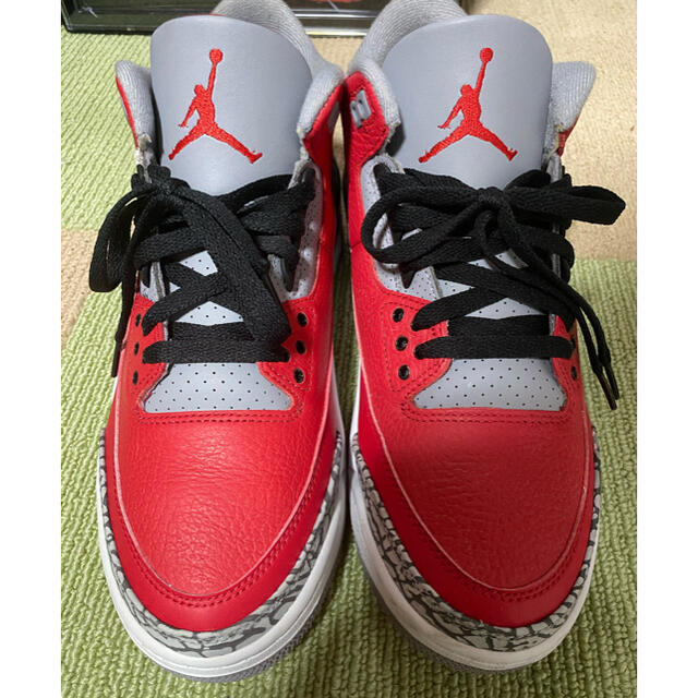 nike air jordan 3 retro red