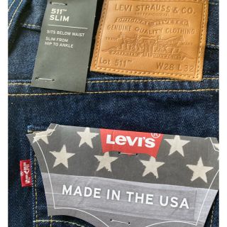 Levi's - リーバイス 511 28インチ Levi's 14OZ MADE IN USAの通販