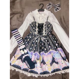 アンジェリックプリティー(Angelic Pretty)のCotton Candy Shop JSK Set(ひざ丈ワンピース)